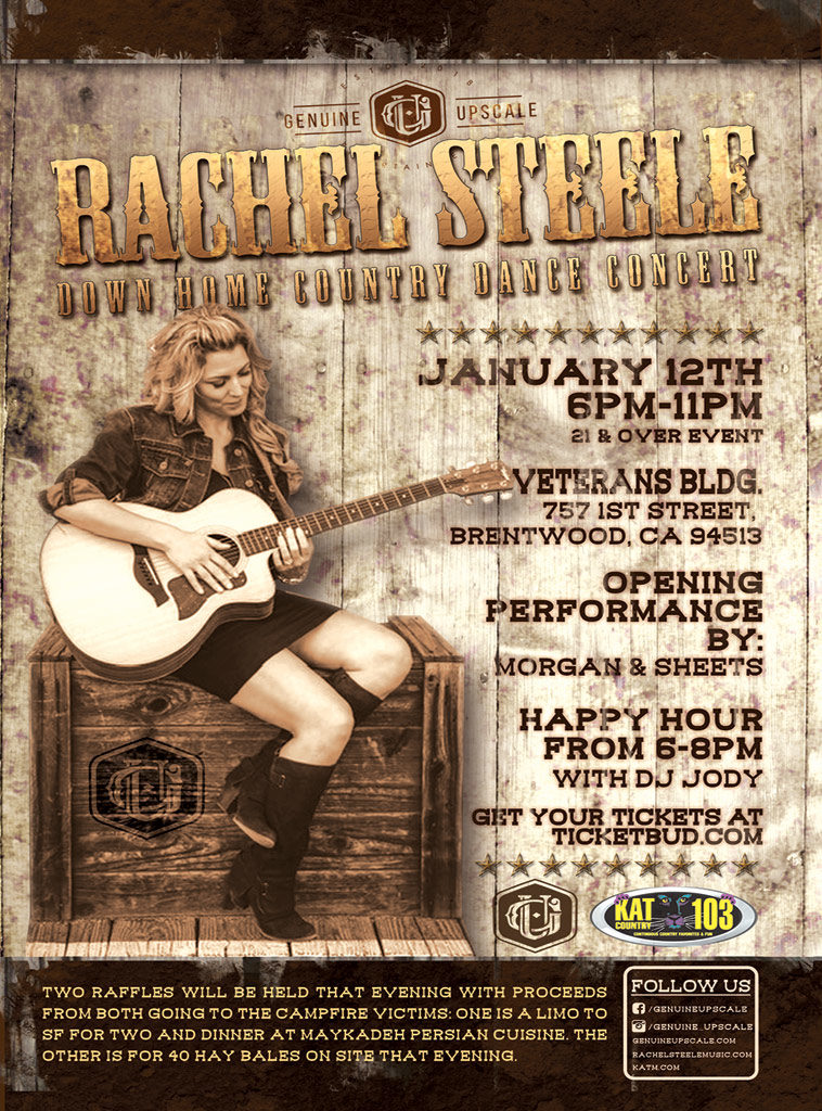 Image of Rachel Steel concert poster